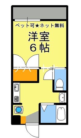 二軒茶屋駅 徒歩1分 2階の物件間取画像